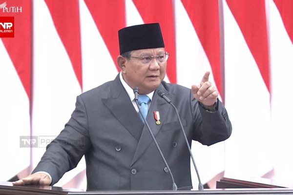 Presiden Prabowo  Sampaikan Kerangka Ekonomi Makro 