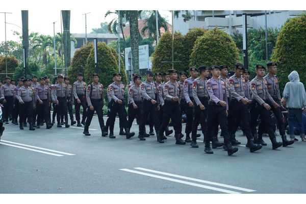 Konferensi Pers dan Suasana Eksekusi Hotel Sultan