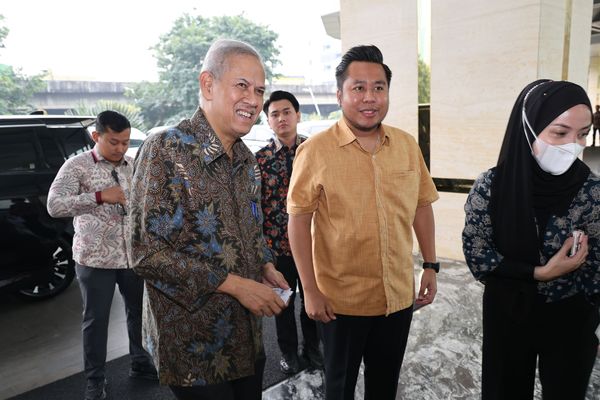 Ketua DK LPS Anggito Bersama Presiden Komisaris NT Corp dan Jajaran Direksi Nusantara TV