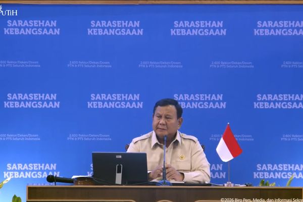 Prabowo Subianto di Penutupan Sarasehan Kebangsaan