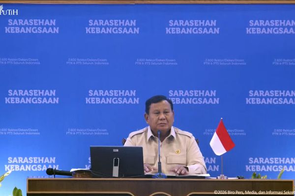 Prabowo Subianto di Penutupan Sarasehan Kebangsaan