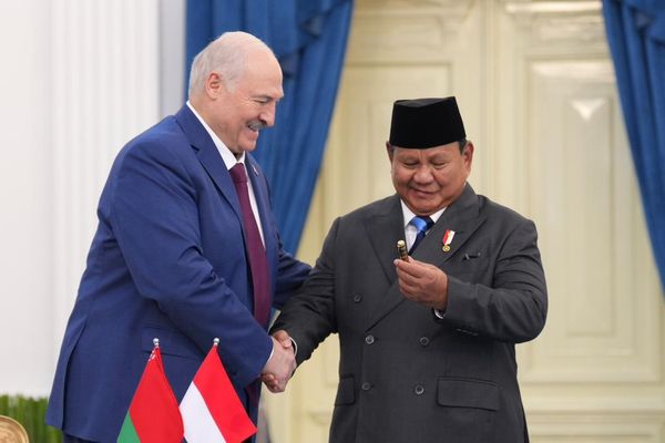 Presiden Prabowo Terima Presiden Belarus di Istana