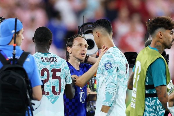 Cristiano Ronaldo dan Luka Modric