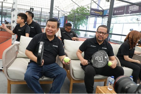 Presiden Komisaris NT Corp dan Kepala Bakom RI Qodari di Nusantara Media Fest 2026 Padel Series