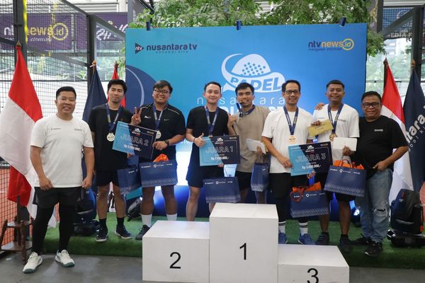 Para pemenang Nusantara Media Fest 2026 Padel Series.