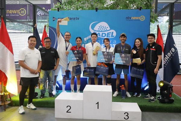 Para pemenang Nusantara Media Fest 2026 Padel Series.