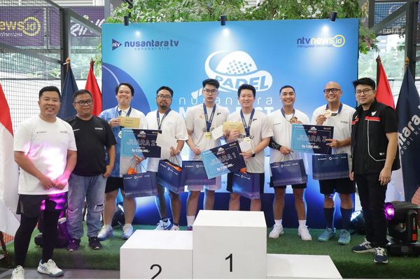 Para pemenang Nusantara Media Fest 2026 Padel Series