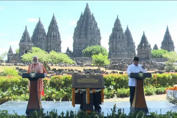 Presiden Prabowo Subianto dan Perdana Menteri (PM) India Narendra Modi