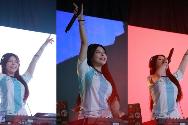 DJ Wyntella di acara Panggung Bola Dunia Nusantara TV