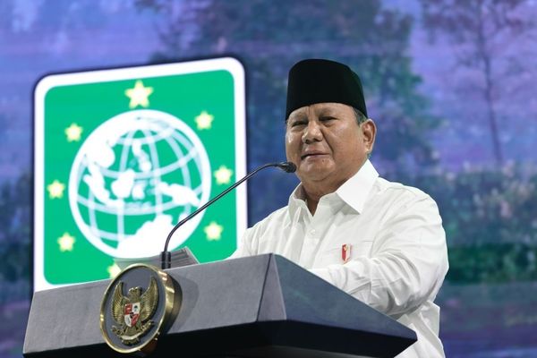 Presiden Prabowo di acara Harlah PKB