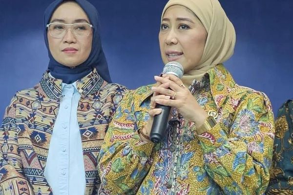 Menteri Komunikasi dan Digital Meutya Hafid di Kantor Kementerian Komunikasi dan Digital, Jakarta Pusat, Senin, 3 Agustus 2026.