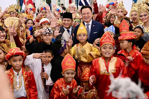 Prabowo Suguhkan Jamuan Makan Malam PM Thailand Anutin Penuh Budaya Nusantara