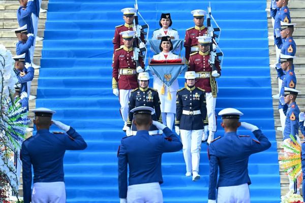 Kirab Bendera Pusaka Buka Peringatan HUT ke-81 Kemerdekaan RI