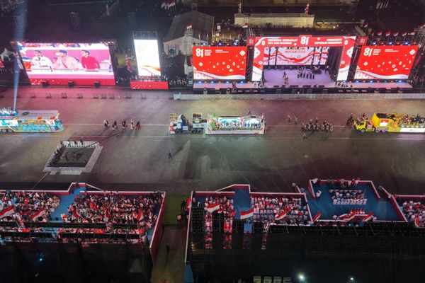 Pesta Rakyat HUT ke-81 RI di Monas hingga Bundaran HI