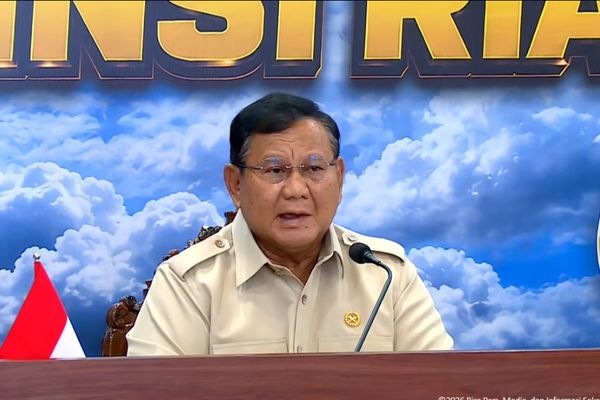 Prabowo Subianto rapat koordinasi Kebakaran Hutan (Karhutla)