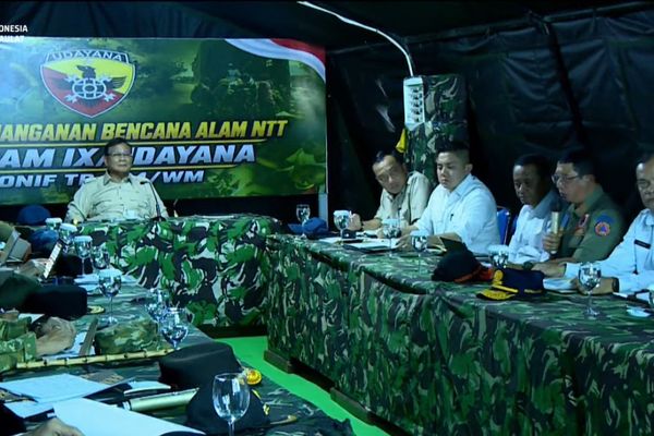 Presiden RI Prabowo Subianto langsung menggelar rapat untuk membahas penanganan gempa Nusa Tenggara Timur (NTT) 