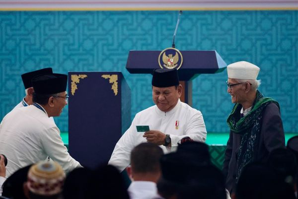Presiden Prabowo Hadiri Penutupan Muktamar NU