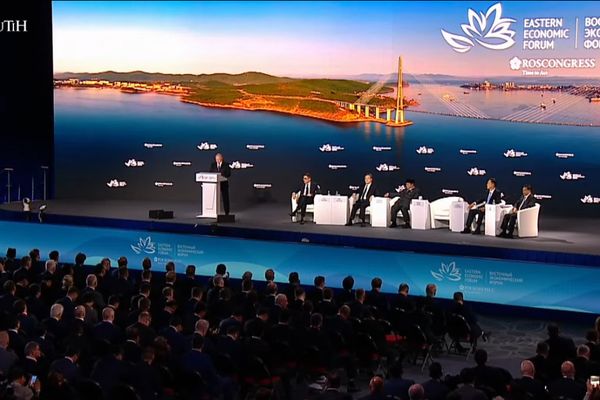 Prabowo Subianto di Eastern Economic Forum