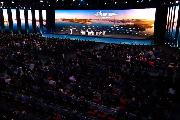 Prabowo Subianto di Eastern Economic Forum