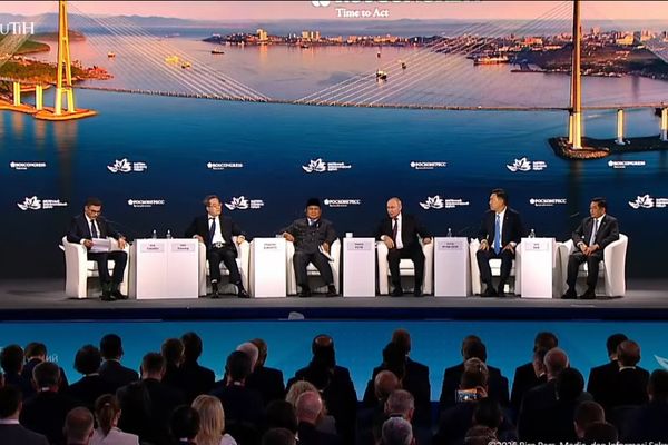 Prabowo Subianto di Eastern Economic Forum