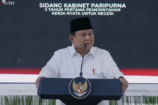 Sidang Kabinet Paripurna 2 Tahun Pemerintahan Prabowo-Gibran