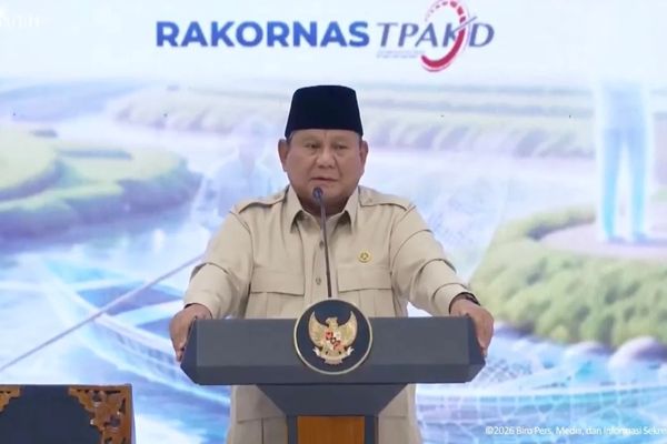 Rapat Koordinasi Nasional Tim Percepatan Akses Keuangan Daerah (TPAKD) 2026 di JIEXPO Convention Centre, Kamis, 22 Oktober 2026.