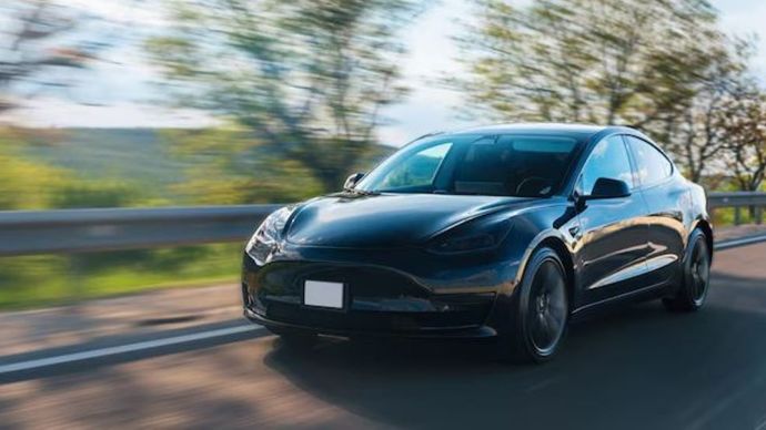 Mobil listrik Tesla Model Y.