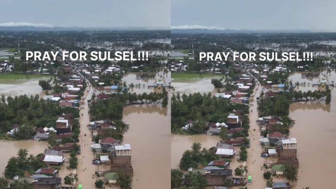 Banjir di Sulawesi Selatan 