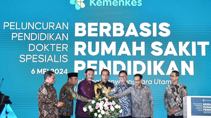 Presiden Joko Widodo meresmikan peluncuran PPDS