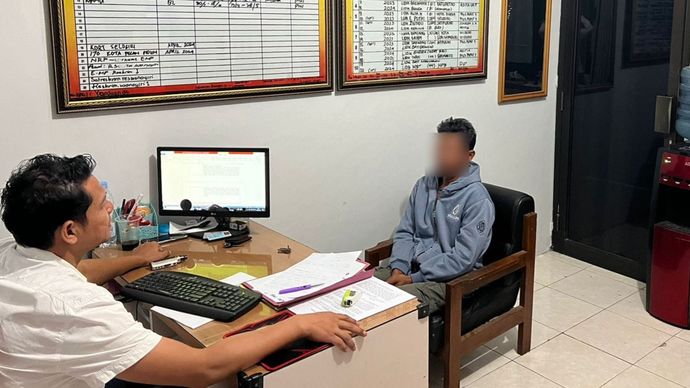 Polres Wonogiri Tangkap Pelaku Cabul Terhadap Anak Tiri Di Kabupaten Wonogiri <b>(Humas Polres Wonogiri)</b>