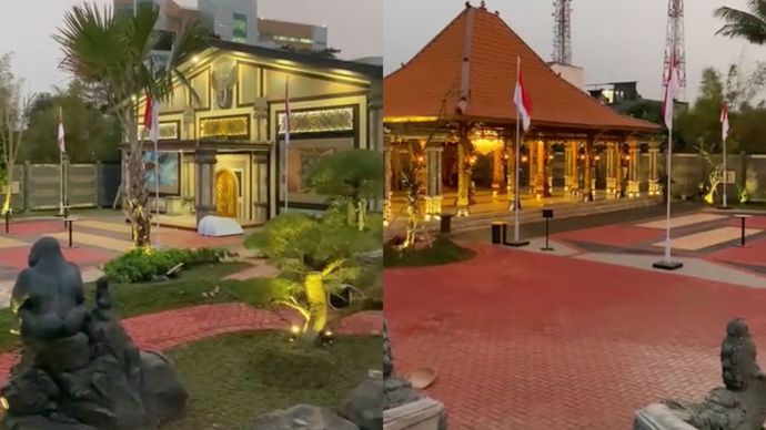 Replika Kraton Majapahit yang Digagas Hendropriyono