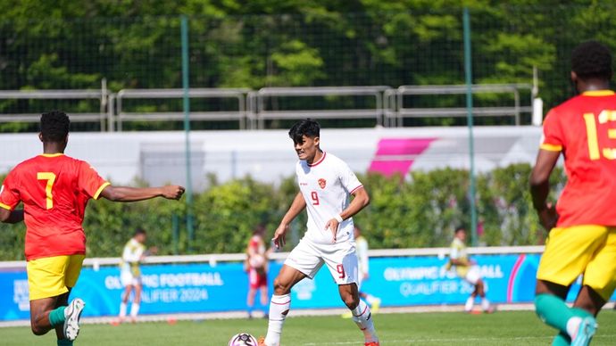 Timnas Indonesia U-23 kalah 0-1 dari Guinea di babak playoff Olimpiade Paris 2024. <b>(Dok PSSI)</b>
