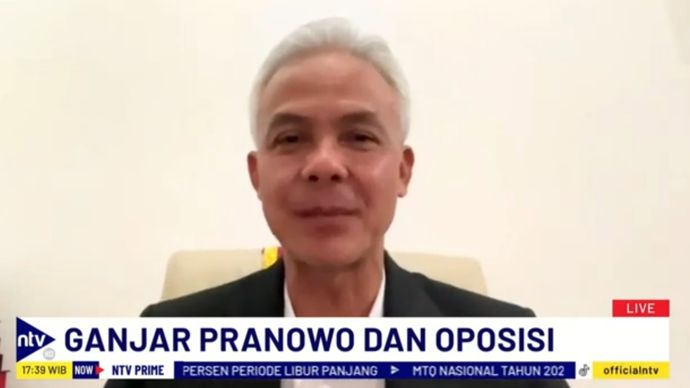 Ganjar Pranowo dalam Dialog NTV Prime di Nusantara TV (NTV). 