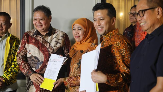 Golkar dukung Khofifah-Emil <b>(ntvnews/Bagas)</b>