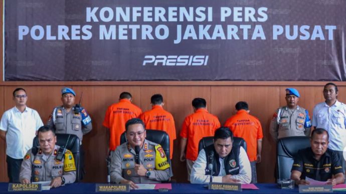 Pencuri 3 Ban Mobil di ITC Cempaka Mas diringkus polisi