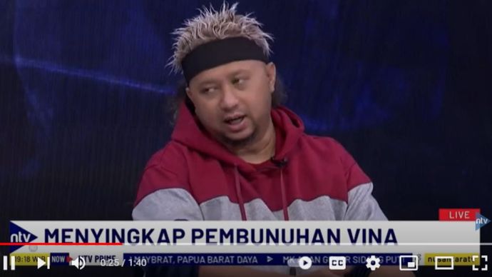 Sutradara film Vina: Sebelum 7 Hari, Anggy Umbara dalam Dialog NTV Prime di studio NusantaraTV/Foto: tangkapan layar NTV