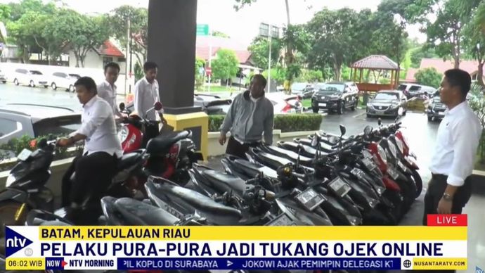 Polisi berhasil meringkus komplotan pencuri sepeda motor spesialis matik di Batam. 