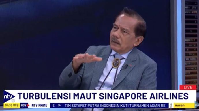 Ketua Pusat Studi Air Power Indonesia, Chappy Hakim dalam Dialog NTV Prime di NusantaraTV/foto: tangkapan layar NTV