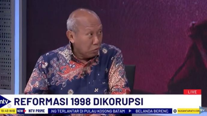 Pakar politik Ikrar Nusa Bhakti dalam Dialog NTV Prime di NusantaraTV/tangkapan layar NTV.