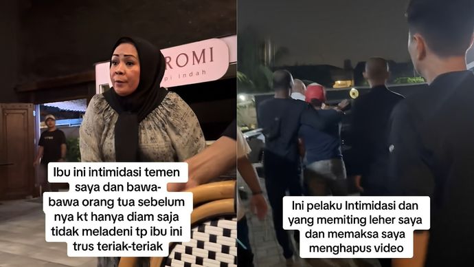 Ibu-ibu Ngamuk dan Intimidasi Pelanggan Roti