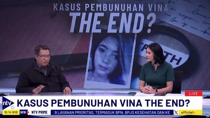 Kriminolog Universitas Indonesia (UI) Achmad Hisyam saat menjadi narasumber dalam program NTV Prime di Nusantara TV, Senin (27/5/2024). 