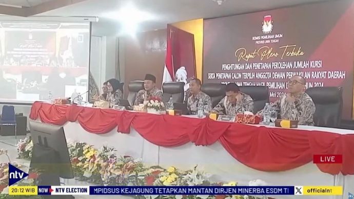 KPU Jateng menetapkan 120 caleg terpilih DPRD Jateng periode 2024-2029.