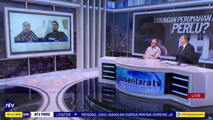 Anggota Komisi V DPR RI, Suryadi Jaya Purnama saat menjadi narasumber program NTV Prime di Nusantara V, Rabu (29/5/2024). 