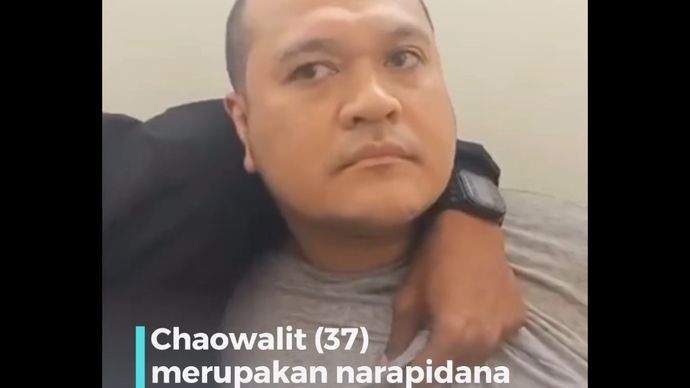 Buronan nomor 1 Thailand yang ditangkap Polri. (Instagram) 