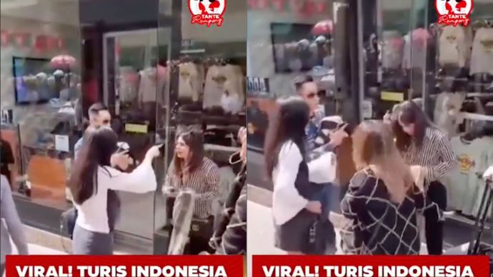 viral turis Indonesia tangkap pencopet di Italia