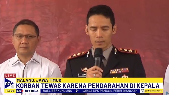 Polisi memastikan penyebab kematian korban akibat retak di kepala bagian kiri yang berakibat pendarahan dan penggumpalan darah di otak. 