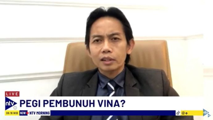 Kuasa hukum Pegi Setiawan, Toni RM/tangkapan layar NTV