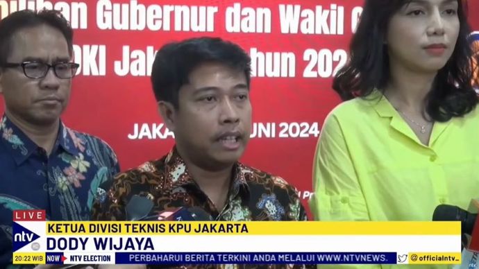 Dharma Pongrekun-Kun Wardana belum memenuhi syarat dukungan maju Pilgub Jakarta 2024. 