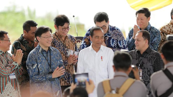 Presiden Jokowi resmikan pembangunan Astra Biz Center-IKN/Dok.Astra 