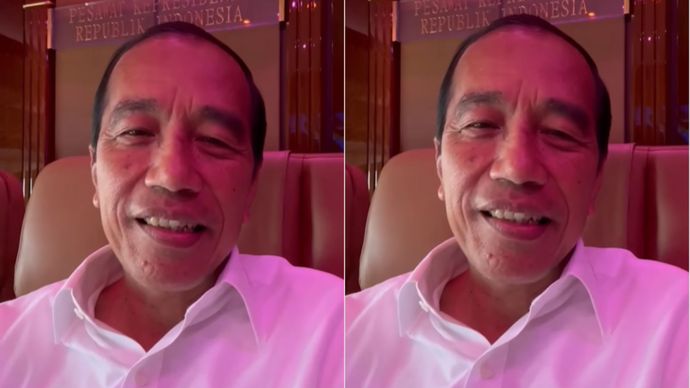 Presiden Jokowi Terbang ke IKN
